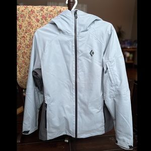 Black Diamond Boundary Line Women’s Insulated Jacket, Large, Light/Dark Grey